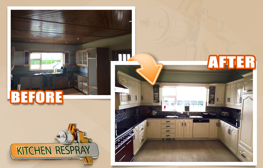 Kitchen Respray Gorey Ireland - Respray